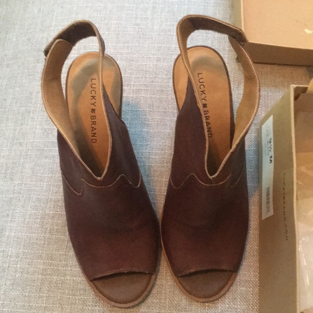 Lucky brand Keight Leather Cut outs - Picture 4 of 5